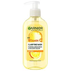 Гель для вмивання шкіри обличчя очищення GARNIER Вітамін С 200 мл
