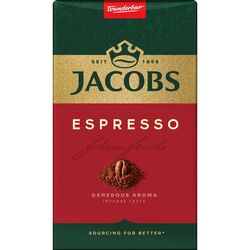 Кава натуральна смажена мелена Якобз Espresso 450 г