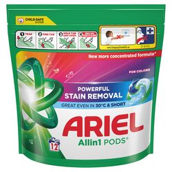 Капсули для прання ARIEL Все-в-1 Колор 17,6 г х 12 шт/уп