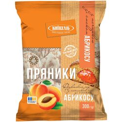 Пряники глазуровані КИЇВХЛІБ Фруктовий сад Абрикос 300 г