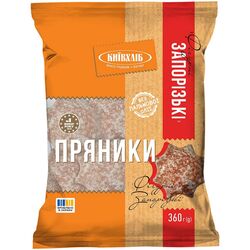 Пряники глазуровані КИЇВХЛІБ Фігурні Запорізькі 360 г