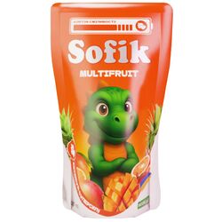 Напій соковий безалкогольний негазований Sofik Multifruit Манго 200 мл