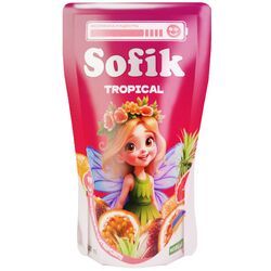 Напій соковий безалкогольний негазований Sofik Tropical Маракуйя 200 мл