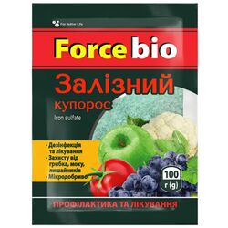 Засіб для захисту рослин Force bio Залізний купорос 100 г