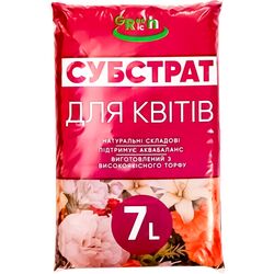 Субстрат торф'яний Green Rich Для квітів 7 л
