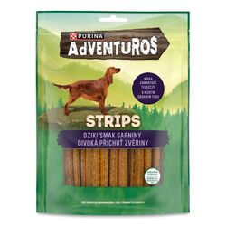 Ласощі для собак Purina Adventuros Strips Оленина 90 г