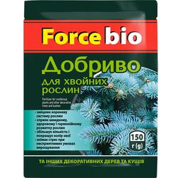 Добриво для хвойних рослин, дерев Force bio 150 г