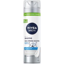 Гель для гоління для чутливої шкіри NIVEA MEN Одним рухом 200 мл