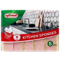 Набір губок кухонних Optimal Vanilla&Latte 5 шт/пач.