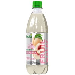 Напій безалкогольний сильногазований Біола Fruit Water Білий персик 0,5 л