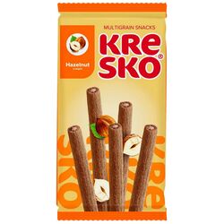 Снеки мультизлакові АВК Kresko Трубочки Горіховий крем 140 г