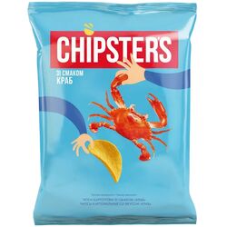 Чипси картопляні CHIPSTER'S Краб 60 г
