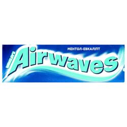 Гумка жувальна Airwaves Ментол-евкаліпт 14 г