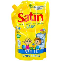 Засіб для прання дитячих речей рідкий Satin Natural Balance 1 л