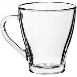 Чашка скляна UNIGLASS ROME MUG прозора 260 мл