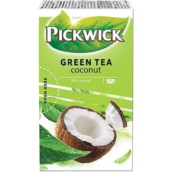 Чай зелений ароматизований Pickwick Кокос 1,5 г х 20 шт/пач.
