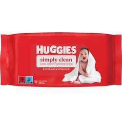 Серветки вологі дитячі Huggies Simply Clean 72 шт/уп.