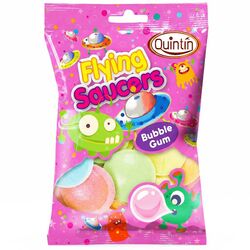 Цукерки вафельні Quintin Flying Sauсers Bubble gum 26 г