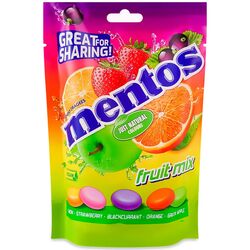 Драже жувальне Mentos Фруктовий мікс 160 г