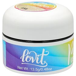 Гель для нарощування, укріплення нігтів Lovit перламутровий