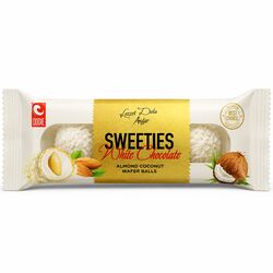 Цукерки вафельні білий шоколад ODDIE Sweeties кокос, мигдаль 30 г