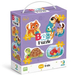 Пазли картонні 4в1 DoDo Baby в асортименті