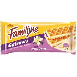 Вафлі Colian Familijne зі смаком ванільного крему 130 г
