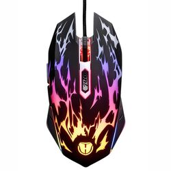 Миша комп'ютерна дротова ігрова Hоlmer M-01GS USB чорна