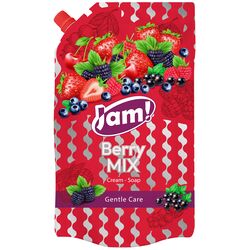 Крем-мило рідке JAM! Berry MIX з гліцерином дой-пак 900 г
