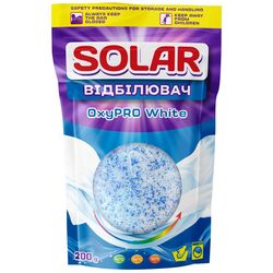 Відбілювач для тканин кисневий Solar OxyPRO White 200 г