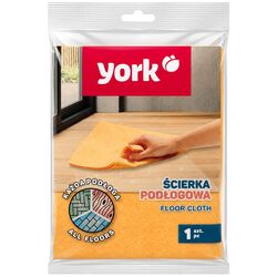 Ганчiрка для миття пiдлоги YORK помаранчева 50х58 см 1 шт