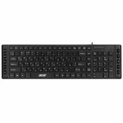 Клавіатура дротова мембранна ACER OKW010 115key USB-A чорна