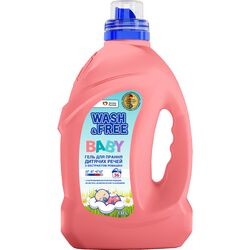 Гель для прання WASH&FREE Baby з екстрактом ромашки 1,8 л