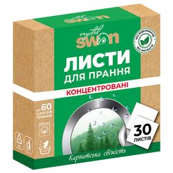 Засіб для прання листовий універсальний Crystal SWAN Карпатська свіжість 30 шт/уп