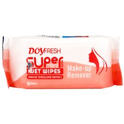 Серветки вологі для зняття макіяжу DOYFRESH міні 8 шт/уп