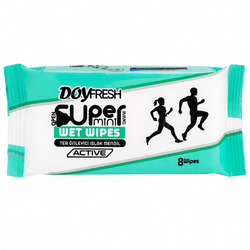 Серветки волологі антиперспірант DOYFRESH Active міні 8 шт/уп
