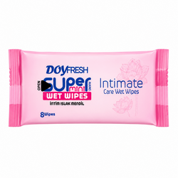 Серветки вологі для інтимної гігієни DOYFRESH міні 8 шт/уп