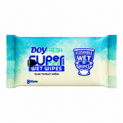 Серветки вологі туалетні DOYFRESH міні 8 шт/уп.