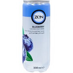 Напій безалкогольний газований ZEN Чорниця ж/б 330 мл