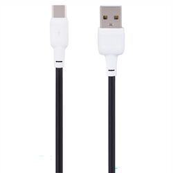 Кабель USB-Type-C Gelius Full Silicon GP-UCN001C чорно-білий 1,2 м