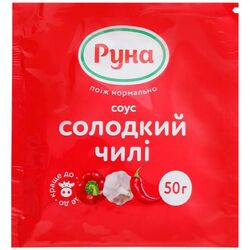 Соус пастеризований Руна Солодкий чилі, сашет 50 г
