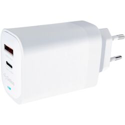 Адаптер зарядний мережевий Gelius IONYX GP-HC072 Type-C+USB-A білий