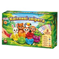 Гра настільна дитяча розвиваюча COLORPLAST Кмітливі звірята