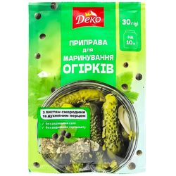 Приправа пряна для маринування огірків ДЕКО на 10 л, 30 г