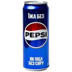 Напій безалкогольний сильногазований PEPSI жестяна банка 0.33 л