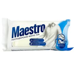 Мило господарське MAESTRO 72% відбілювання 125 г
