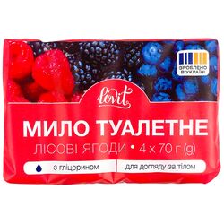 Мило туалетне тверде Lovit Лісові ягоди 280 г