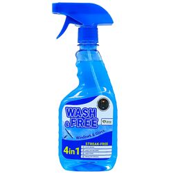 Засіб для миття скла, дзеркал Wash&Free 4в1, спрей 500 мл