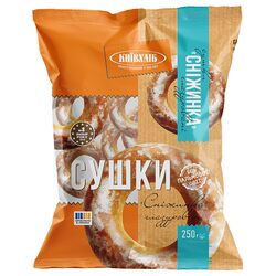 Сушки глазуровані КИЇВХЛІБ Сніжинка 250 г