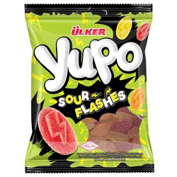 Цукерки желейні ULKER Yupo Sour Jelly з кислою посипкою 65 г
